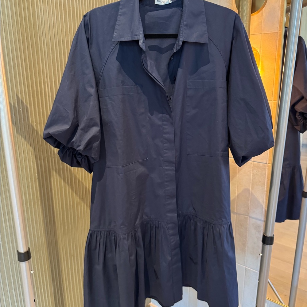 Simkhai Elegant Navy Dress